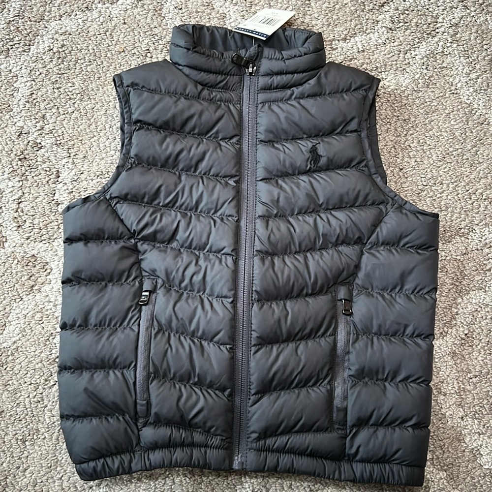 Polo by Ralph Lauren Gray Kids Puffer Vest
